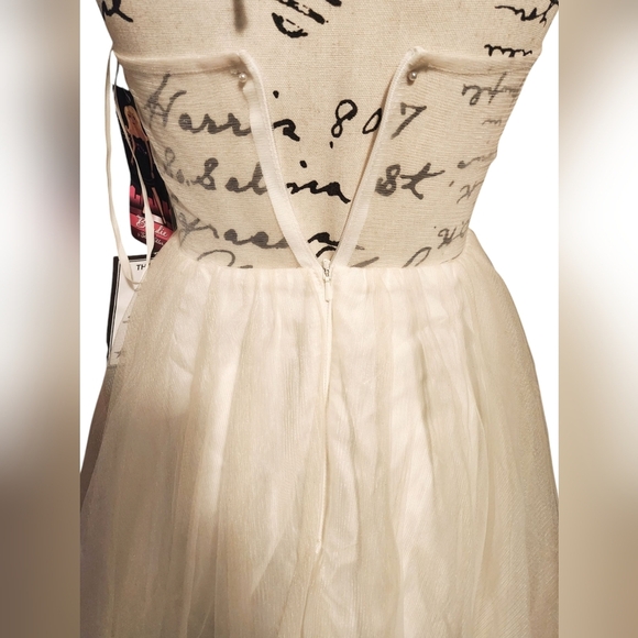 Blondie Nites Ivory Evening Gown - Picture 9 of 12